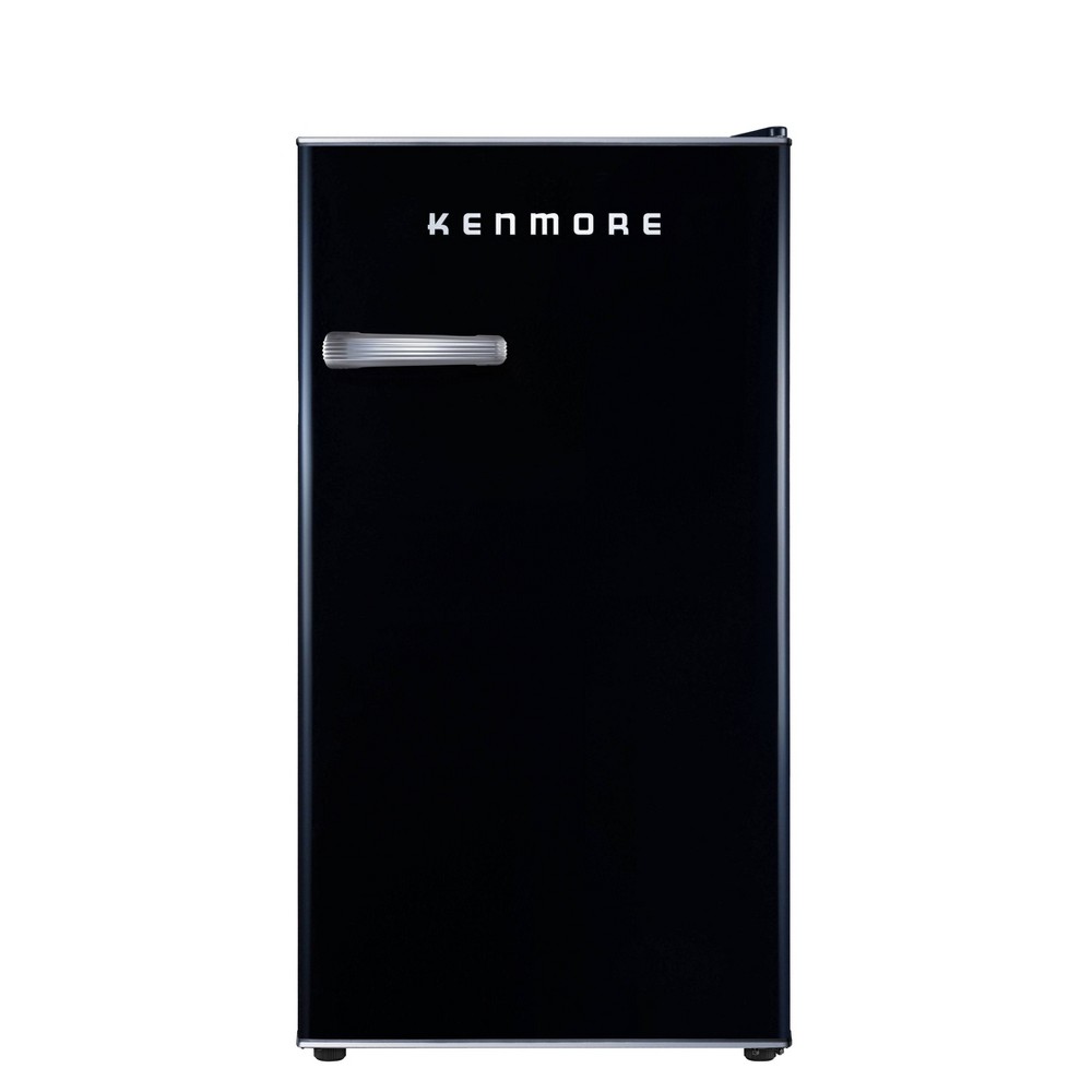 Photos - Fridge Kenmore 3.3 Black Retro Refrigerator 