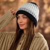 Anna-Kaci Women's Cozy Rib-Knit Winter Beanie with Soft Stretch Fabric - 3 of 3