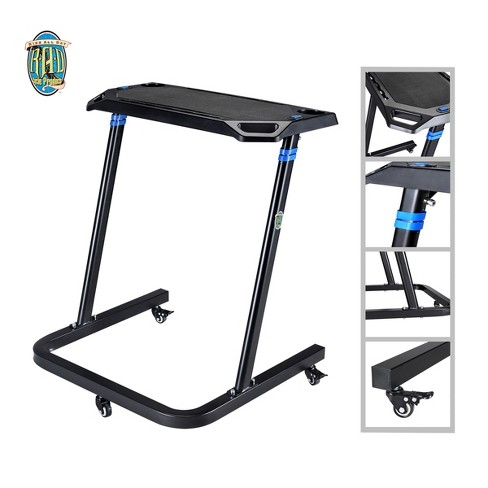 Stationary bike store computer stand