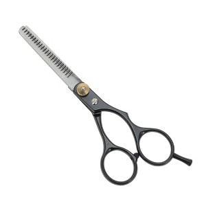 Unique Bargains  Hair Cutting Scissors Silver Tone Black 1 Pc - 1 of 4