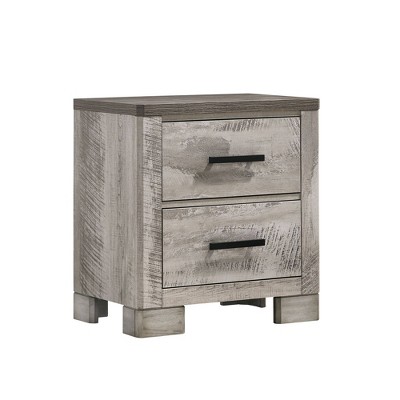 Adam Twin Panel 3PC Bedroom Set in Light and Dark Gray