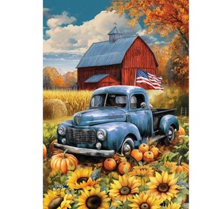 Briarwood Lane House Flag 40x28 For Outdoor American Fall Farm For Fall House Flag - 1 of 4