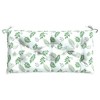 vidaXL Garden Bench Cushion Leaf Pattern 39.4 in.x19.7 in.x2.8 in. Oxford Fabric - 4 of 4