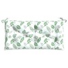 vidaXL Garden Bench Cushion Leaf Pattern 39.4 in.x19.7 in.x2.8 in. Oxford Fabric - image 4 of 4