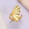 Anna-Kaci Bohemian Gold Shell Starfish Adjustable Rings for Women ummer Ocean Punk Jewelry - image 3 of 4