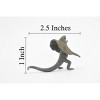 Collectible Wildlife Gifts | Lizard, Frill-Necked Lizard, Standing, Frilled Dragon, Rubber Reptile Toy, Realistic Model, Gift,  2 1/2"  F1756 B42 - 3 of 4