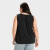 Women's V-Neck Swing Blouse - Ava & Viv™ - 2 of 3