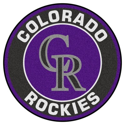 MLB Colorado Rockies 27"x27" Roundel Rug