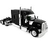 Kenworth W990 with Stand Up Sleeper Cab Black 1/87 (HO) Scale Plastic Model Car by HO Logistics - 2 of 4