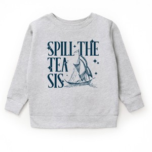 The Juniper Shop Spill The Tea Sis Boat Youth Sweatshirt - 1 of 4