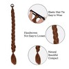 Alilang 24 Inch Long Braided Ponytail Hair Extension with Elastic Band Natural Synthetic Braid - 3 of 4