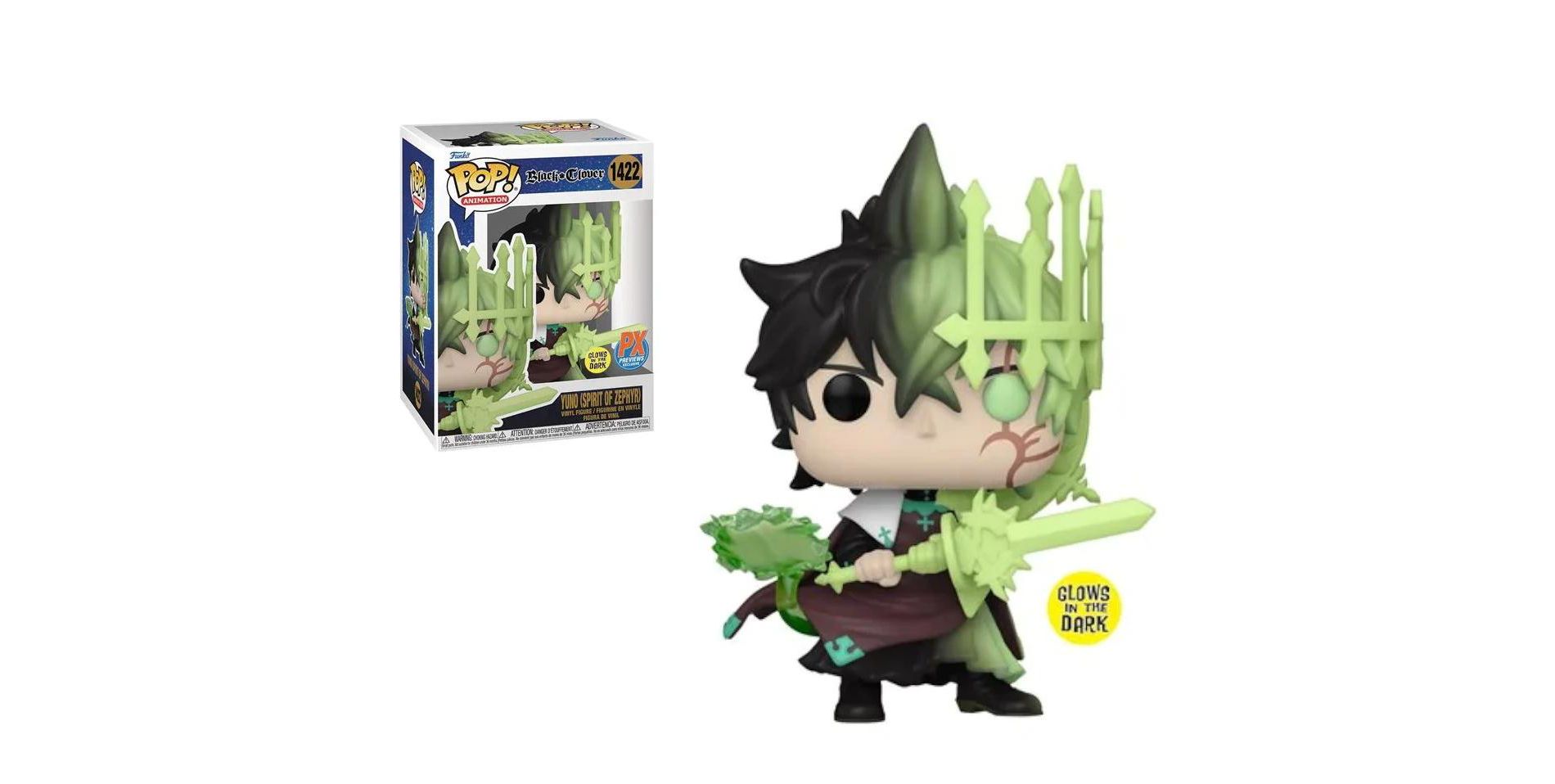 Funko POP! Black Clover - Yuno (Spirit of Zephyr) Figure #1422 Preview Exclusives (PX)