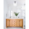 Elegant Lighting Collier 1 light Chrome and Clear glass Flush mount - 2 of 4
