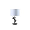 18" Sparrow Birds on A Tree Polyresin Table Lamp Bronze - Ore International: Rustic, Drum Shade, Polyresin Base - 2 of 4