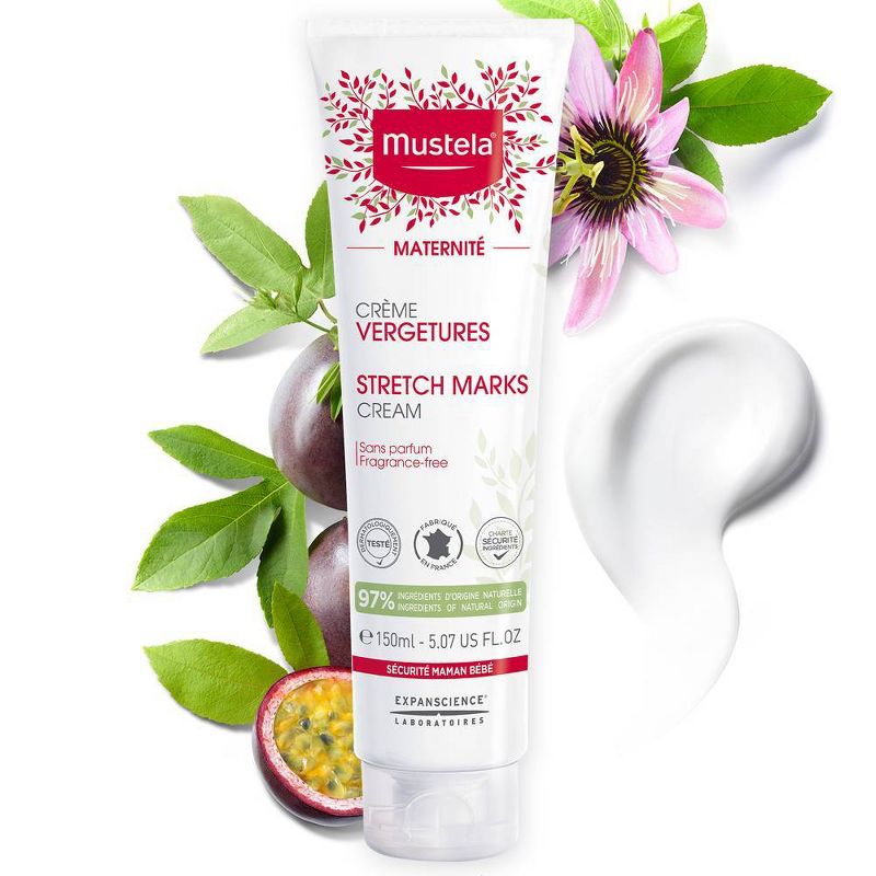 Mustela Stretch Marks Cream Fragrance Free - 5.07 fl oz, 3 of 8
