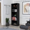 VYNXARIA 4 Shelves Bookcase with Modern Storage Shelves - 2 of 4