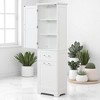 Tall Bathroom Storage Cabinet with 2 Drawers and 1 Door, Freestanding MDF Cabinet with Adjustable Shelf, Anti-Tip Device - 4 of 4