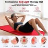 Red Light Therapy Mat - Dual Wavelength (660nm & 850nm) Infrared Heating Pad for Full Body Pain Relief & Recovery - 3 of 4