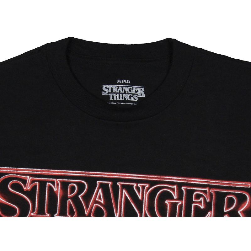 Stranger Things Men's Spray Paint Series Title Logo Big & Tall T-Shirt, 3 of 4