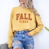 Simply Sage Market Women's Fall Vibes Varsity Grunge Long Sleeve Garment Dyed Tee - 2 of 4