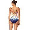 Women's Gradient Floral Underwire Surplice One Piece Swimsuit - 2 of 4