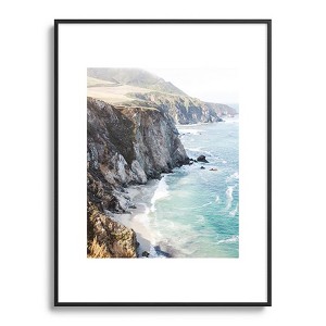 Bree Madden Big Sur 18"x24" Black Metal Framed Art Print - Deny Designs - 1 of 4
