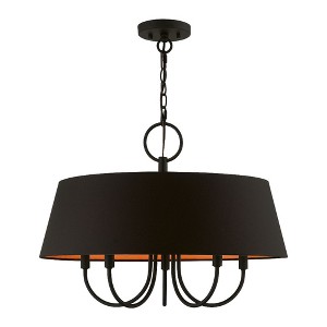 Livex Lighting Palma 5 - Light Pendant in  Black - 1 of 1