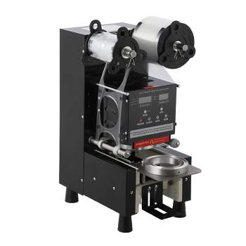 Automatic Cup Sealing Machine, Cup Sealer Machine 3.54"/3.74", Bubble Tea Sealing Machine 500-650 Cup/h