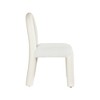 Meridian Furniture,Amari Vegan Leather and Boucle Fabric Dining Chair, Set of 2 - 4 of 4