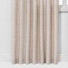 1pc Light Filtering Linen Window Curtain Panel - Threshold™ - image 2 of 4