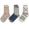 MeMoi Women's 3 Pair Pack Fashion Crew Socks - 3 of 4