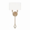 Capital Lighting Claire 2 - Light Wall Light in  Brushed Champagne - 2 of 4