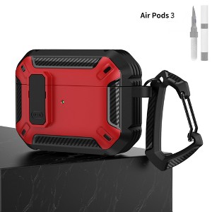 HTUTWOO AirPods Pro 3 Case, Full Drop Protector Cover with Carabiner and Cleaning Kit for Men Women - 1 of 4