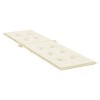 vidaXL Deck Chair Cushion Cream (29.5"+41.3")x19.7"x1.6" - 4 of 4