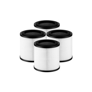 Nispira 5-Speed 4-in-1 True HEPA Filter Replacement for SilverOnyx 16" Air Purifier Model 8541832765 with Ionizer UVC Sanitizer 500 sq ft. 4 Packs - 1 of 4