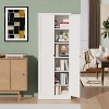 Yukimo 72"H White Metal Pantry Cabinet - Tool-Free Assembly Freestanding Storage Organizer with Magnetic Doors for Kitchen/Pantry/Bathroom - 4 of 4