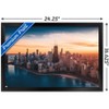 Trends International Cityscapes - Chicago, Illinois Framed Wall Poster Prints - 3 of 4
