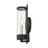 Livex Lighting Castleton 1 - Light Sconce in  Black/Brushed Nickel - 2 of 4