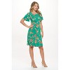WEST K Women's Elli Short Flutter Sleeve High-Waist Mini Dress - 2 of 4