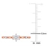EVERLY JEWELRY | Silver 1/10 CT TW Diamond Fashion Ring - 4 of 4