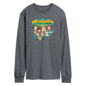 Men's - The Wild Thornberrys - Eliza Thornberry and Family Logo Long Sleeve Graphic T-Shirt - 1 of 3
