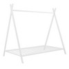 CAVINAS Twin Size Metal Tent Montessori Bed,Modern Floor Bed with Triangle Structure and Slat,Toddler Bed for Bedroom - 4 of 4