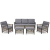Buenhomino Patio Furniture Wicker Outdoor Conversation Set - 2 of 4