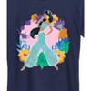 Women's - Disney Princess - Jasmine And Florals Short Sleeve Graphic T-Shirt - 2 of 4