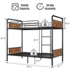 Metal Bunk Bed Twin Over Twin for Kids - image 2 of 4