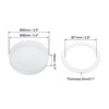 Unique Bargains Leak-Proof Plastic Mason Jar Lids with Silicone Sealing Ring 8 Pcs - 2 of 4