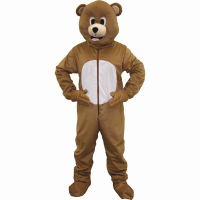 Biggymonkey Mascot Costume Fierce Looking Brown Bear in Sportswear