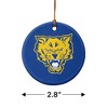 Fort Valley State University Primary Logo Porcelain Holiday Christmas Tree Ornament - 3 of 4