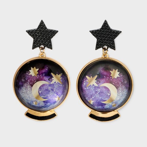 Halloween Star Moon Earrings Target