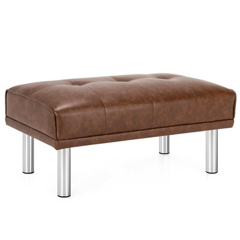 Target deals leather bench